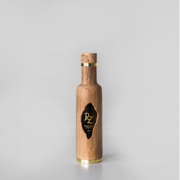 Olive Wood Bottle 200 ml: Tree Hallow Design